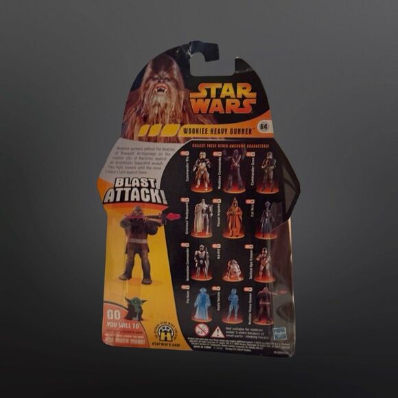Star Wars Revenge of the Sith Heavy Gunner Wookiee Blast Figure #64 3.75”’ - Picture 4 of 5